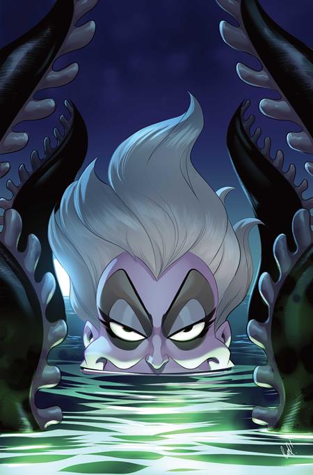 DISNEY VILLAINS URSULA #2 CVR J INC 1:20 ROBERT QUINN VIRGIN VAR