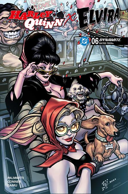 Weekly Pull list - HARLEY QUINN X ELVIRA #6 CVR B CHAD HARDIN VAR