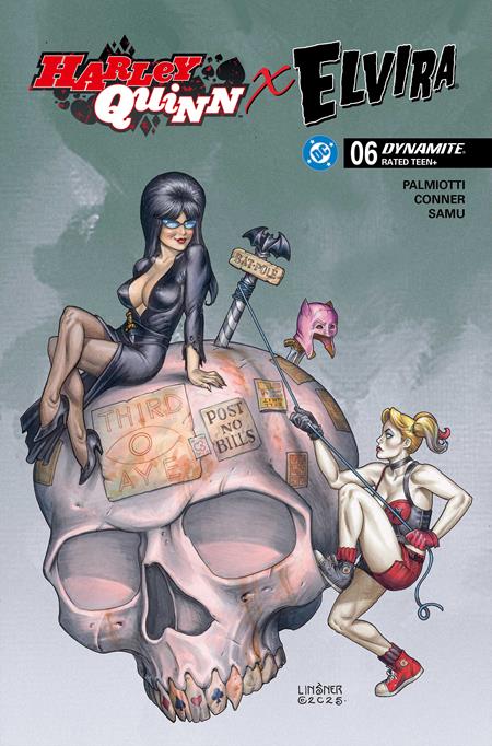 Weekly Pull list - HARLEY QUINN X ELVIRA #6 CVR C JOSEPH MICHAEL LINSNER VAR