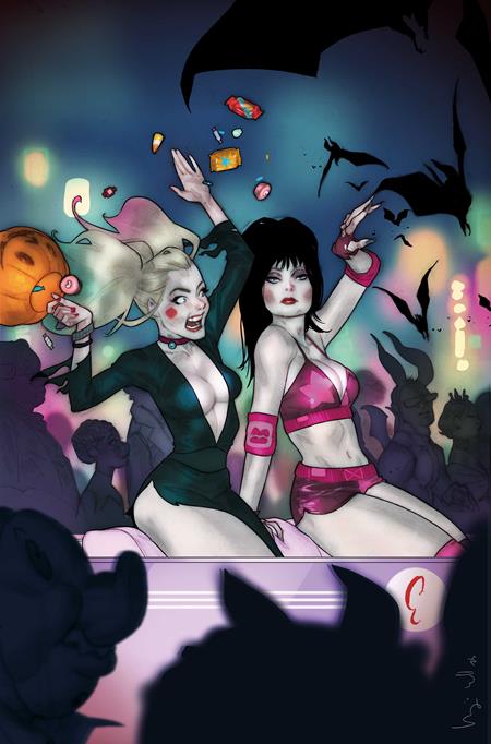 Weekly Pull list - HARLEY QUINN X ELVIRA #6 CVR I INC 1:10 BEN CALDWELL VIRGIN VAR