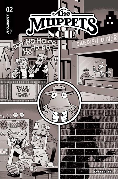 Weekly Pull list - MUPPETS NOIR #2 CVR E INC 1:15 ROGER LANGRIDGE LINE ART VAR
