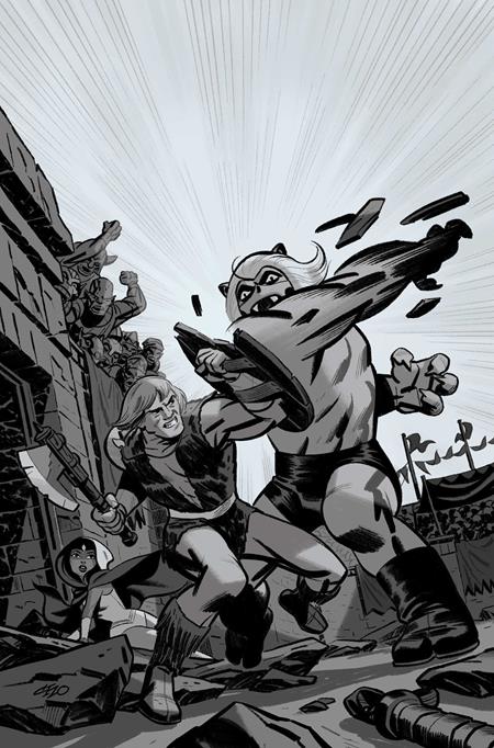 Weekly Pull list - THUNDARR THE BARBARIAN #3 CVR H INC 1:15 MICHAEL CHO LINE ART VIRGIN VAR