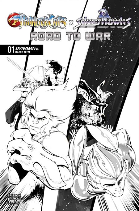 Weekly Pull list - THUNDERCATS X SILVERHAWKS ROAD TO WAR (ONE SHOT) CVR H INC 1:10 SEBASTIAN PIRIZ LINE ART VAR