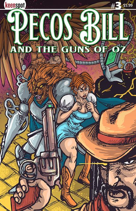 Weekly Pull list - PECOS BILL & THE GUNS OF OZ #3 CVR B BRYCE OQUAYE VAR (MR)