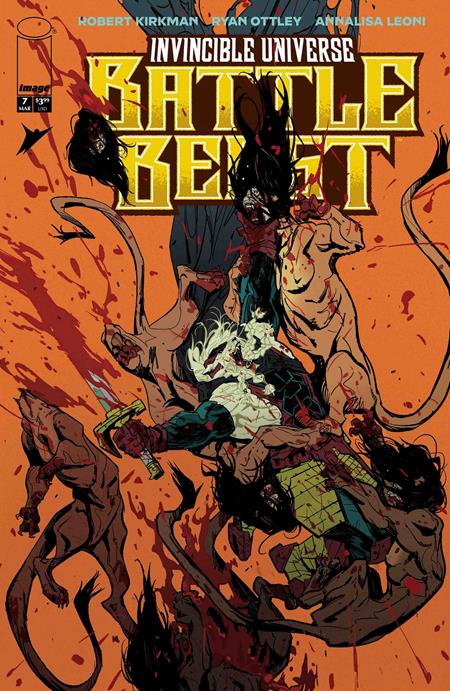 Weekly Pull list - INVINCIBLE UNIVERSE BATTLE BEAST #7 CVR D INC 1:25 ROSSI GIFFORD VAR
