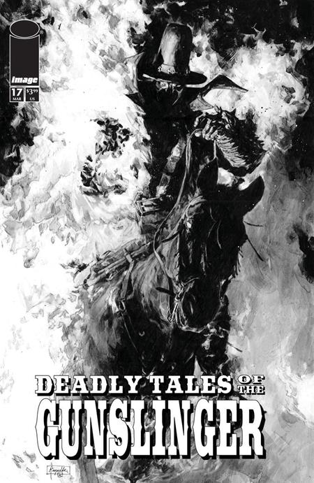  JAN200260468 | DEADLY TALES OF THE GUNSLINGER SPAWN @17 CVR B PATRIC REYNOLDS B&W VAR PRE ORDER/ÖN SİPARİŞ [JAN26] | IMAGE  