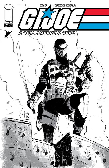 Weekly Pull list - GI JOE A REAL AMERICAN HERO #326 CVR B LEE WEEKS B&W VAR