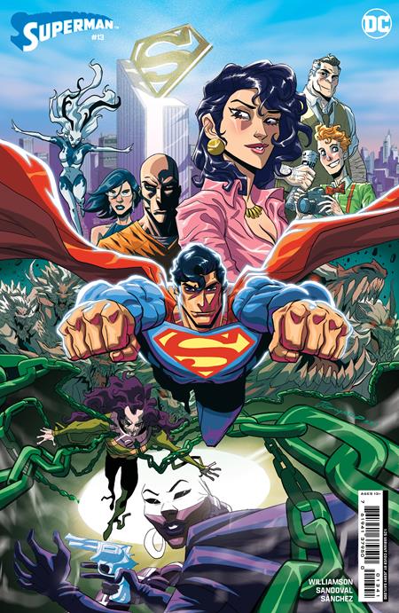 SUPERMAN #13 CVR G INC 1:25 JERRY GAYLORD CARD STOCK VAR (HOUSE OF BRAINIAC)