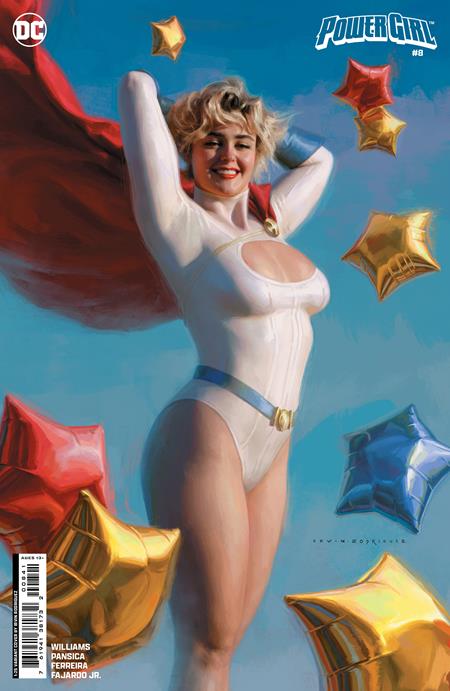 POWER GIRL #8 CVR D INC 1:25 IRVIN RODRIGUEZ CARD STOCK VAR (HOUSE OF BRAINIAC)