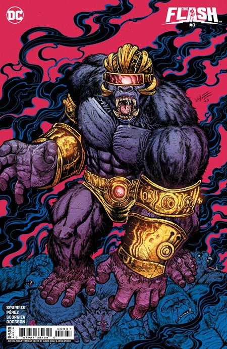 FLASH #8 CVR D MARIA WOLF APRIL FOOLS GORILLA GRODD CARD STOCK VAR