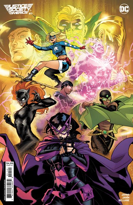 JUSTICE SOCIETY OF AMERICA #11 (OF 12) CVR C TRAVIS MERCER CARD STOCK VAR
