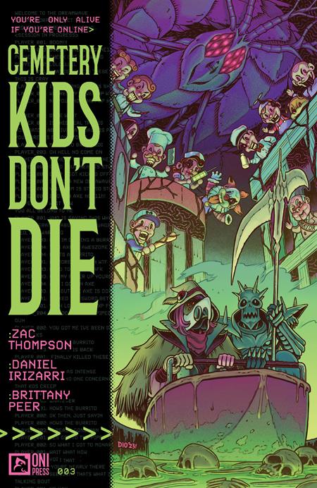 CEMETERY KIDS DONT DIE #3 (OF 4) CVR A DANIEL IRIZARRI