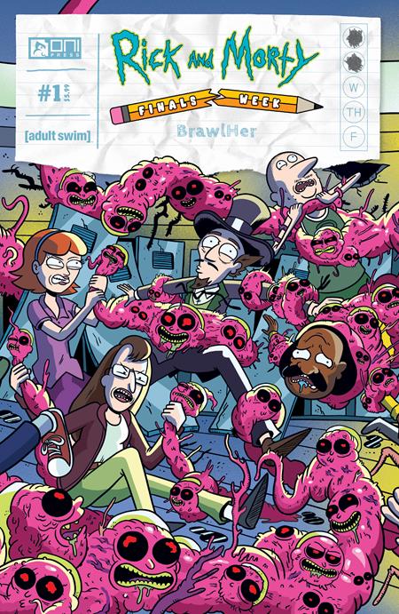 RICK AND MORTY PRESENTS FINALS WEEK BRAWLHER #1 (OF 5) CVR C INC 1:10 MARC ELLERBY INTERCONNECTING VAR