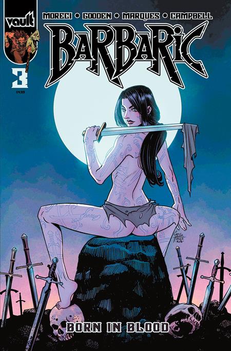 BARBARIC BORN IN BLOOD #3 (OF 3) CVR B CORIN HOWELL VAR (NET) (MR)