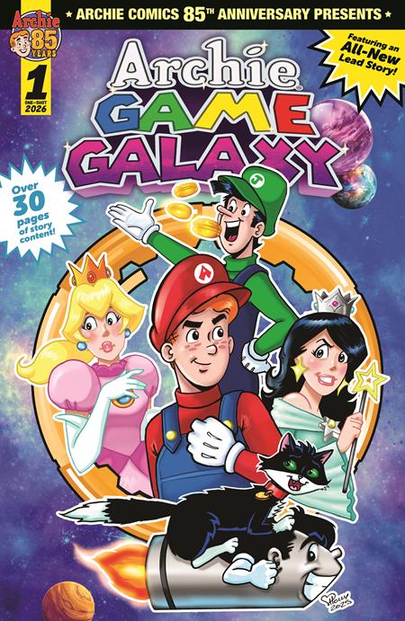  FEB200261172 | ARCHIE COMICS 85TH ANNIVERSARY PRESENTS ARCHIE GAME GALAXY @1 (ONE SHOT) CVR A HOLLY G PRE ORDER/ÖN SİPARİŞ [FEB26] | LUNAR  