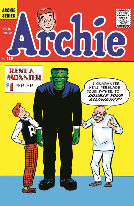  FEB200260859 | ARCHIE @125 FACSIMILE EDTION CVR A HARRY LUCEY PRE ORDER/ÖN SİPARİŞ [FEB26] | LUNAR  