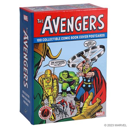 Weekly Pull list - MARVEL AVENGERS 100 COLLECTIBLE COMIC BOOK COVER POSTCARDS Previously Offered thru Other Distributors