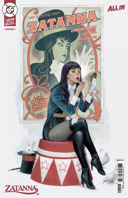 Weekly Pull list - ZATANNA (2026) #1 CVR G INC 1:25 JULIAN TOTINO TEDESCO CARD STOCK VAR