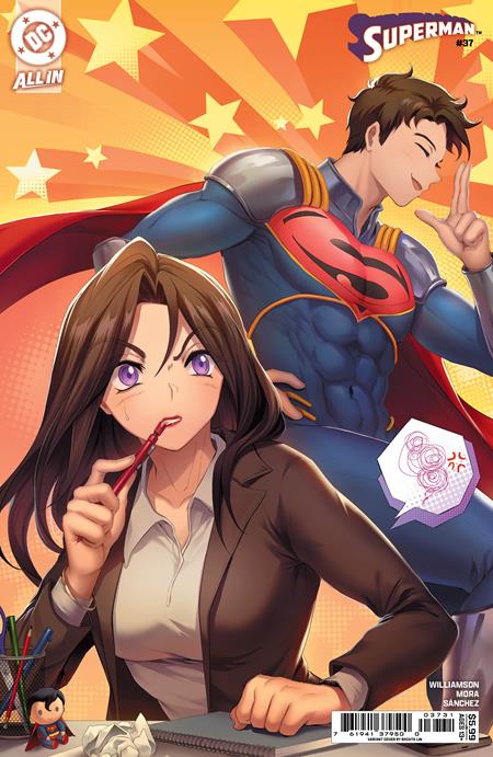 SUPERMAN #37 CVR C RACHTA LIN CARD STOCK VAR (THE REIGN OF THE SUPERBOYS)