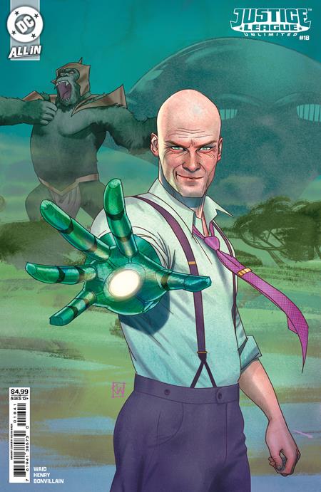 Weekly Pull list - JUSTICE LEAGUE UNLIMITED #18 CVR D KEVIN WADA CARD STOCK VAR (DC K.O.)