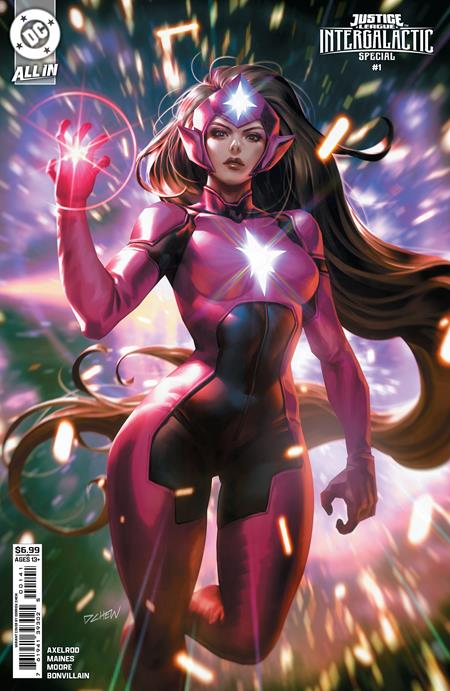 Weekly Pull list - JUSTICE LEAGUE INTERGALACTIC SPECIAL #1 (ONE SHOT) CVR D DERRICK CHEW CARD STOCK VAR