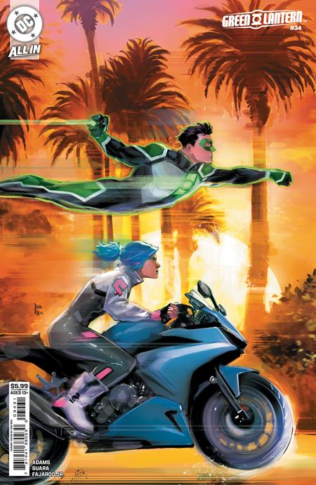 Weekly Pull list - GREEN LANTERN #34 CVR C ROD REIS CARD STOCK VAR