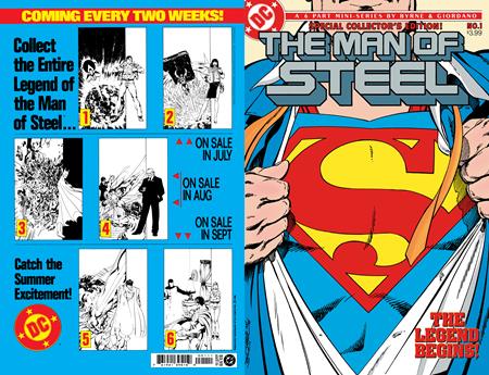 MAN OF STEEL #1 FACSIMILE EDITION CVR A JOHN BYRNE