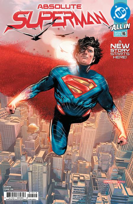 Weekly Pull list - ABSOLUTE SUPERMAN #15 Second Printing Cvr A Rafa Sandoval