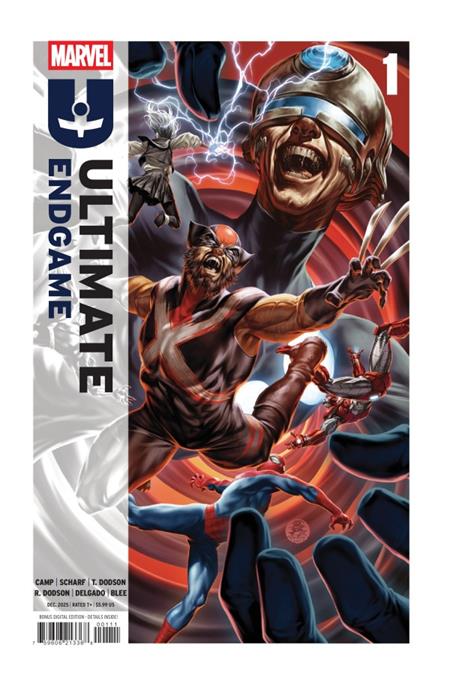 DF ULTIMATE ENDGAME #1 ULTRA-LIMITED CRIMSON RED SIGNATURE SERIES SIGNED BY TERRY AND RACHEL DODSON
