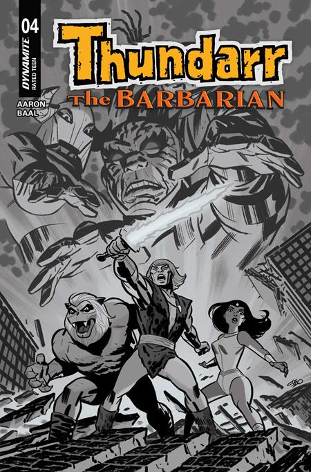 Weekly Pull list - THUNDARR THE BARBARIAN #4 CVR F INC 1:10 MICHAEL CHO LINE ART VAR