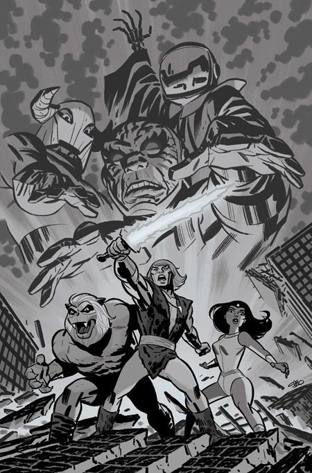 Weekly Pull list - THUNDARR THE BARBARIAN #4 CVR H INC 1:15 MICHAEL CHO LINE ART VIRGIN VAR