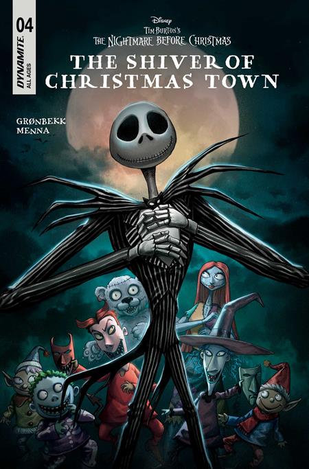TIM BURTONS THE NIGHTMARE BEFORE CHRISTMAS THE SHIVER OF CHRISTMAS TOWN #4 CVR C ALAN QUAH VAR