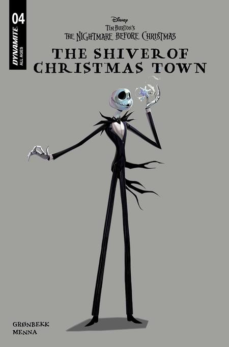 TIM BURTONS THE NIGHTMARE BEFORE CHRISTMAS THE SHIVER OF CHRISTMAS TOWN #4 CVR D DISNEY LIBRARY VAR