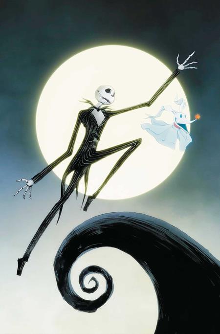 TIM BURTONS THE NIGHTMARE BEFORE CHRISTMAS THE SHIVER OF CHRISTMAS TOWN #4 CVR E JAE LEE METAL PREMIUM CVR VAR