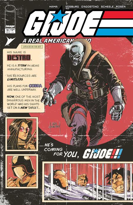 Weekly Pull list - GI JOE A REAL AMERICAN HERO #14 HAMA FILES EDITION CVR B CHRIS MOONEYHAM VAR