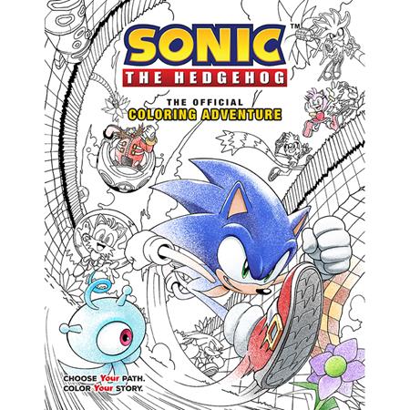 Weekly Pull list - SONIC THE HEDGEHOG TP THE OFFICIAL COLORING ADVENTURE