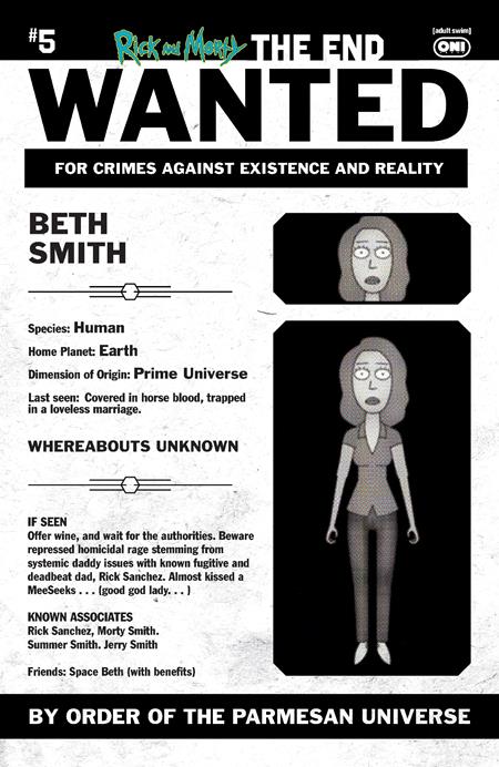 RICK AND MORTY THE END #5 (OF 6) CVR C INC 1:10 PHIL MURPHY MOST WANTED VAR