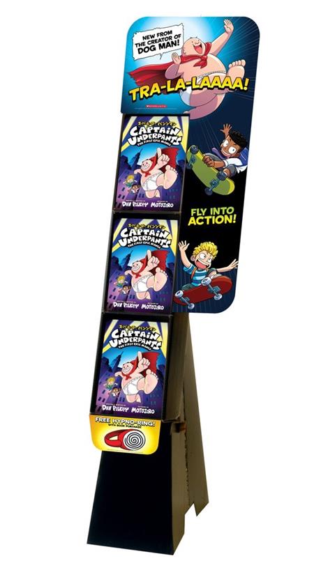 Weekly Pull list - CAPTAIN UNDERPANTS MANGA TP VOL 01 THE FIRST EPIC MANGA 16 COPY FLOOR DISPLAY Allocations May Occur