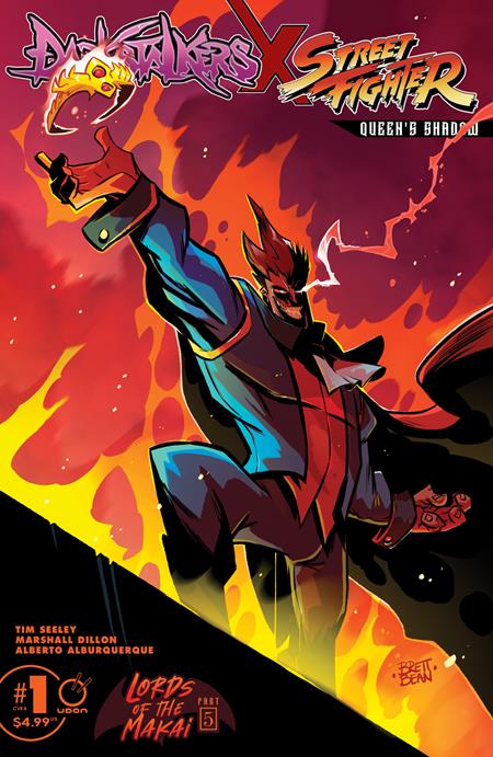  FEB200261350 | DARKSTALKERS X STREET FIGHTER QUEENS SHADOW @1 (ONE SHOT) CVR B BRETT BEAN VAR PRE ORDER/ÖN SİPARİŞ [FEB26] | LUNAR  