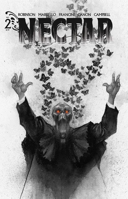 Weekly Pull list - NECTAR #2 CVR D INC 1:30 JONATHAN WAYSHAK B&W FULL ART VAR