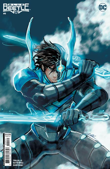 BLUE BEETLE #9 CVR B NIKOLAS DRAPER-IVEY CARD STOCK VAR