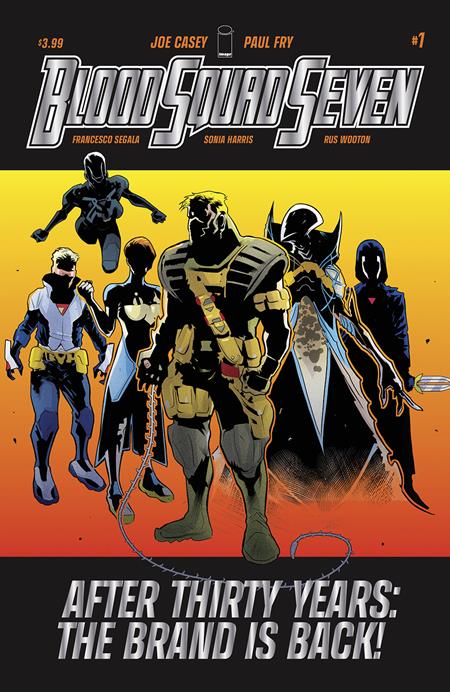 BLOOD SQUAD SEVEN #1 CVR E INC 1:50 PAUL FRY FOIL VAR