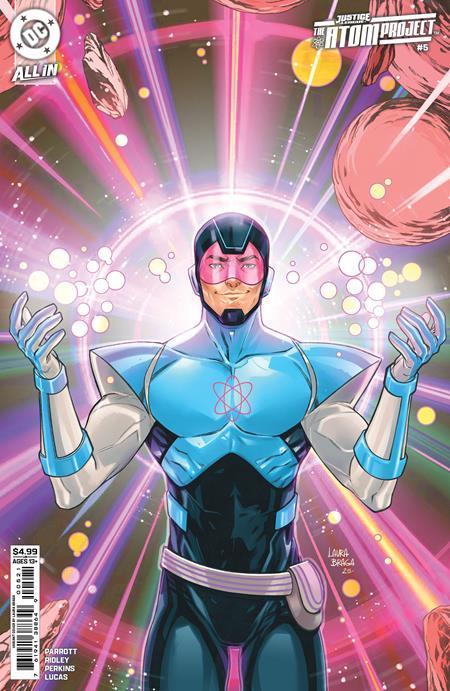 JUSTICE LEAGUE THE ATOM PROJECT #5 (OF 6) CVR B LAURA BRAGA CARD STOCK VAR