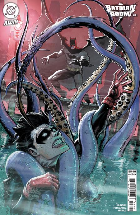 BATMAN AND ROBIN #21 CVR B JUAN FERREYRA CARD STOCK VAR