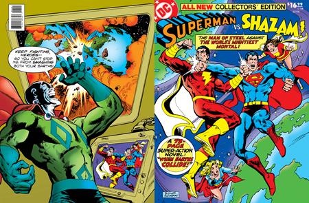ALL NEW COLLECTORS EDITION #58 SUPERMAN VS SHAZAM FACSIMILE EDITION CVR B RICH BUCKLER & DICK GIORDANO FOIL VAR
