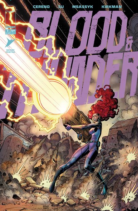 BLOOD & THUNDER #1 2ND PTG CVR A ARTHUR ADAMS & TANYA LEHOUX VAR (MR)