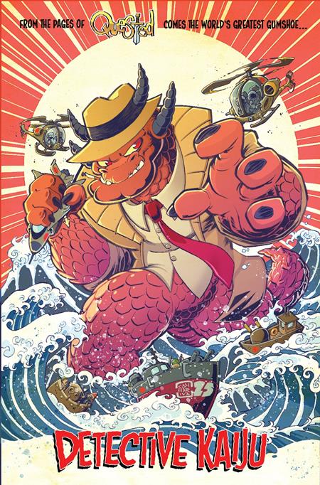 DETECTIVE KAIJU #1 (OF 4) CVR D JON SOMMARIVA VAR