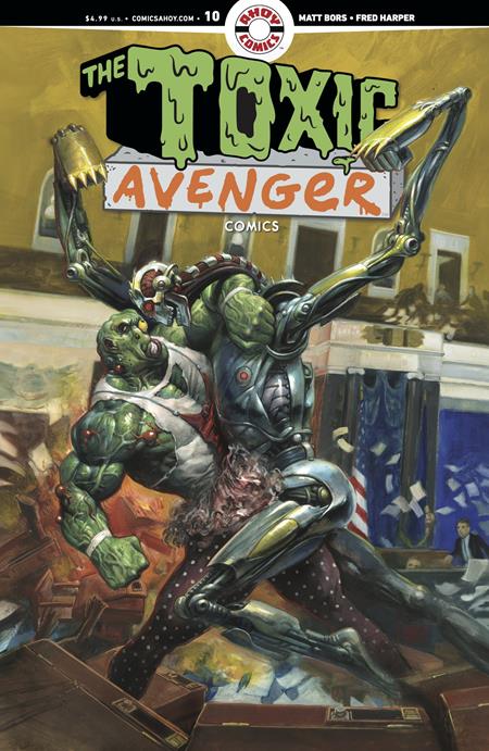 Weekly Pull list - TOXIC AVENGER COMICS #10 CVR A FRED HARPER (MR)