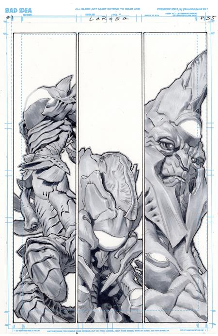 OLYMPUS SAGA MEGALITH #1 (OF 4) CVR V LEWIS LAROSA ORIGINAL ART EDITION 19 VAR