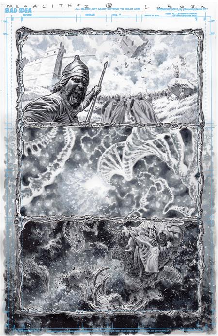 Weekly Pull list - OLYMPUS SAGA MEGALITH #1 (OF 4) CVR ZB LEWIS LAROSA ORIGINAL ART EDITION 25 VAR